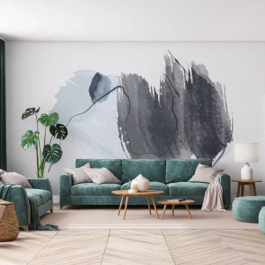 Papel de Parede Premium Sand - Intensidade e movimento - Abstração, Pedaço, Pintura - 450x315 cm