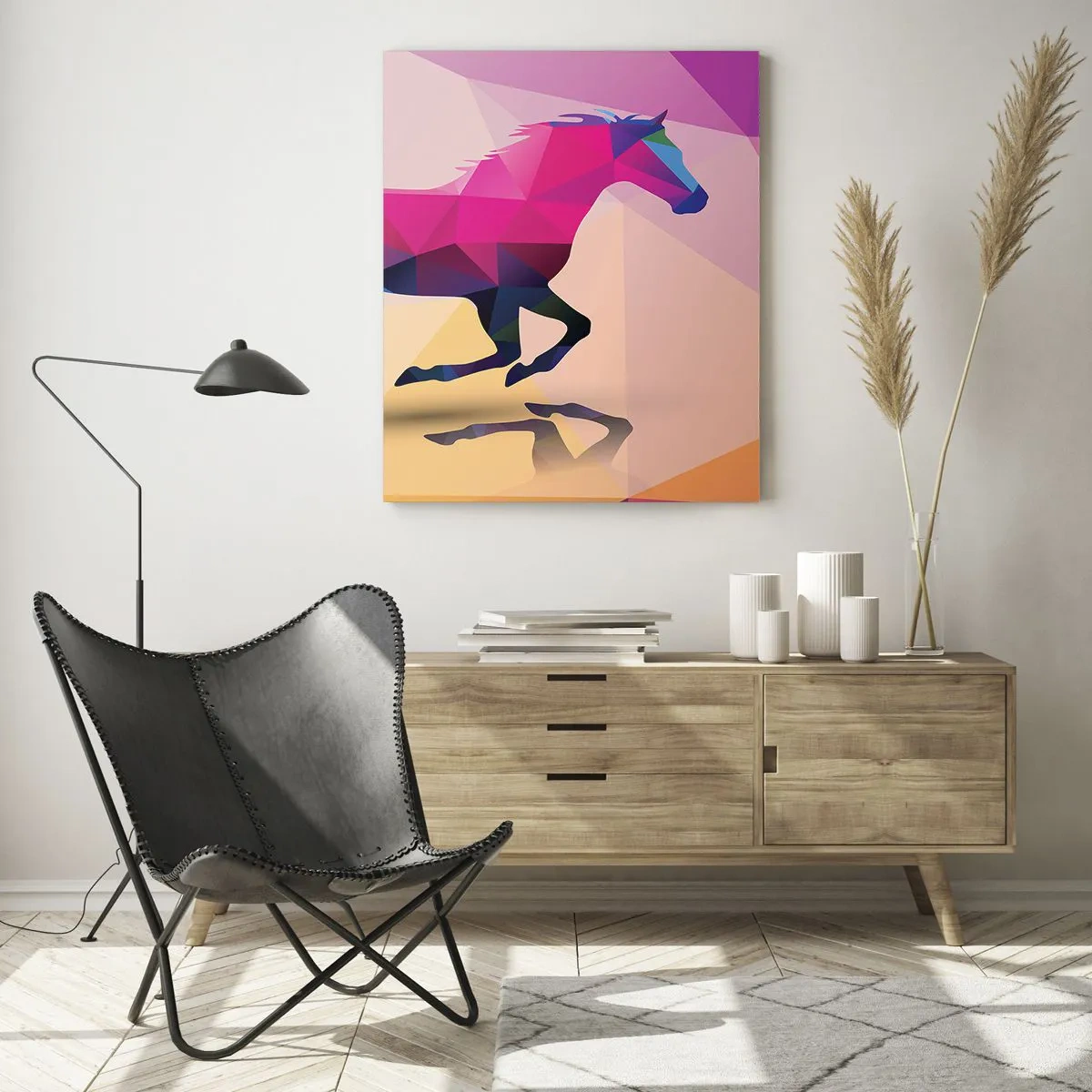 Quadro em vidro - O cubismo ainda vive - 80x120 cm