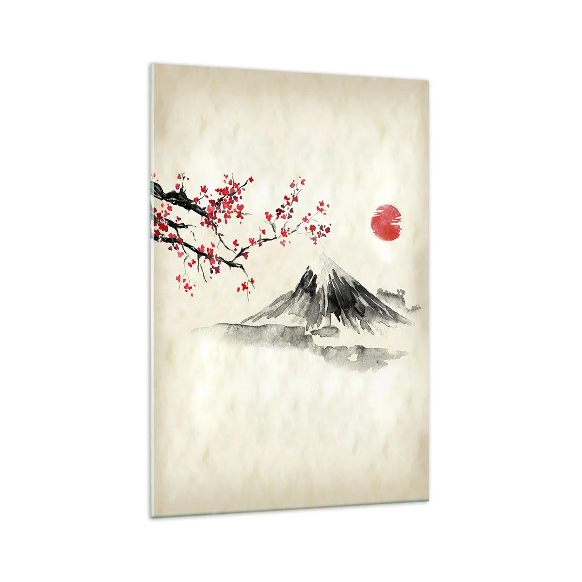 Quadro em vidro - Ame o Japão - 70x100 cm