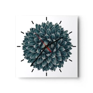 Relógio de parede - Relógio em vidro - Estrela do Deserto - 30x30 cm