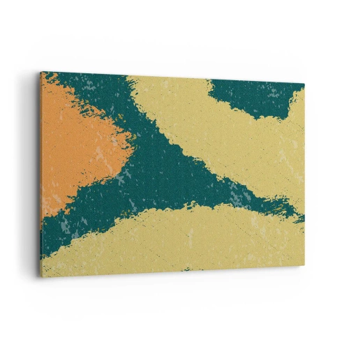 Quadro em tela - Abstração – movimento lento - 120x80 cm