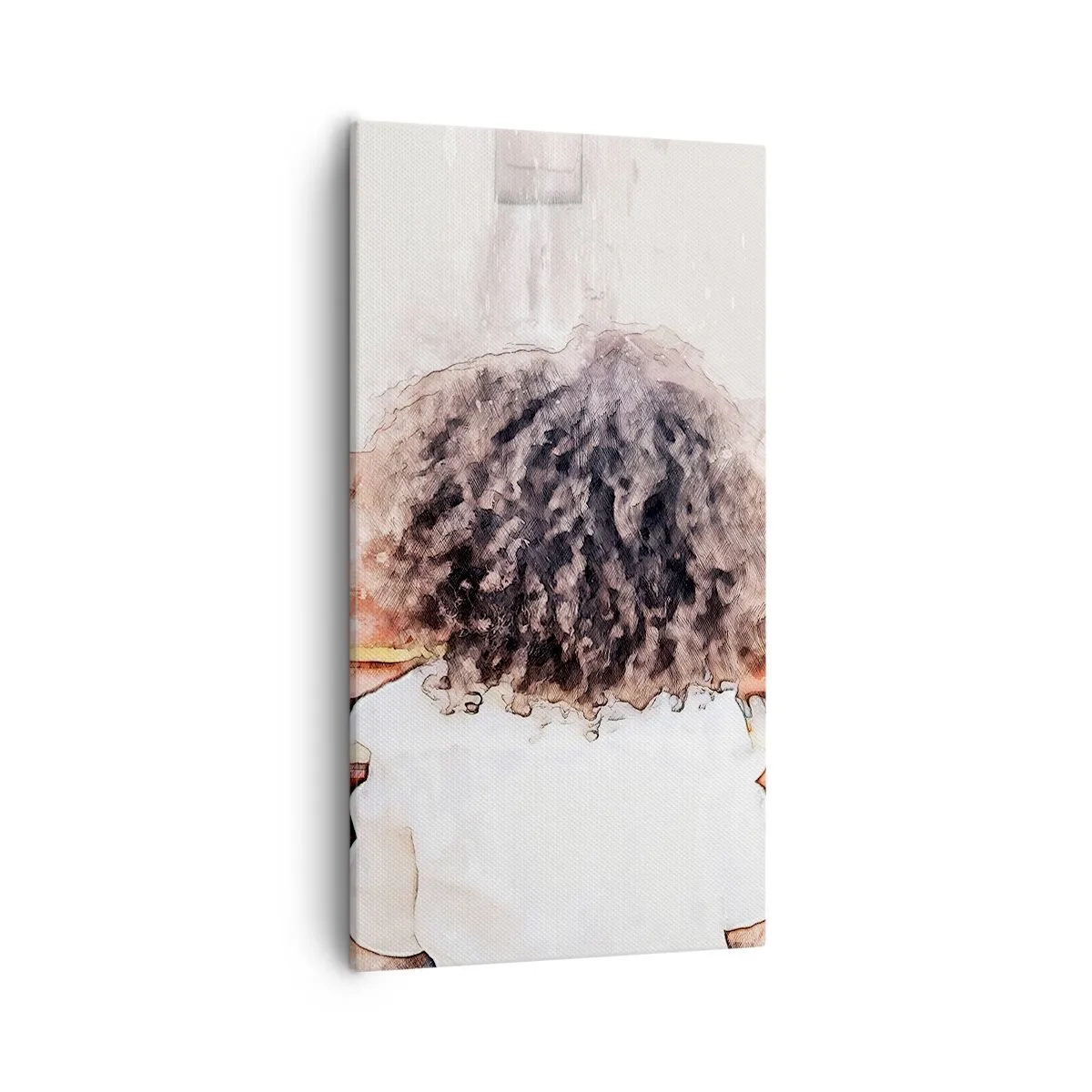 Quadro em tela - Num mundo novo - 55x100 cm