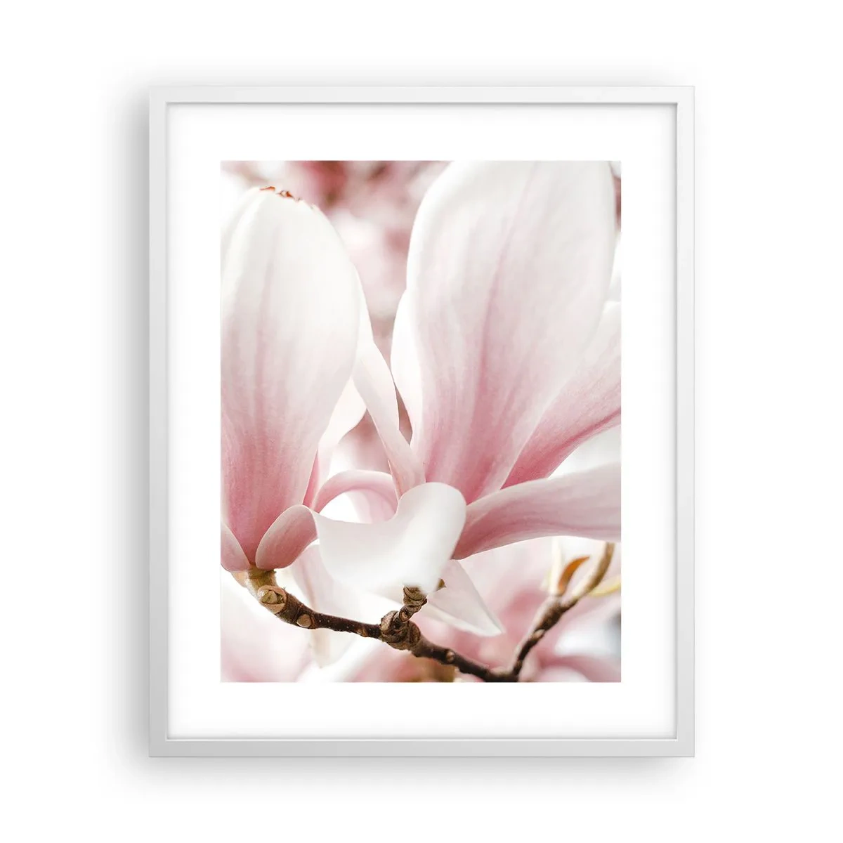 Pôster em moldura branca - Sensibilidade infinita - 40x50 cm