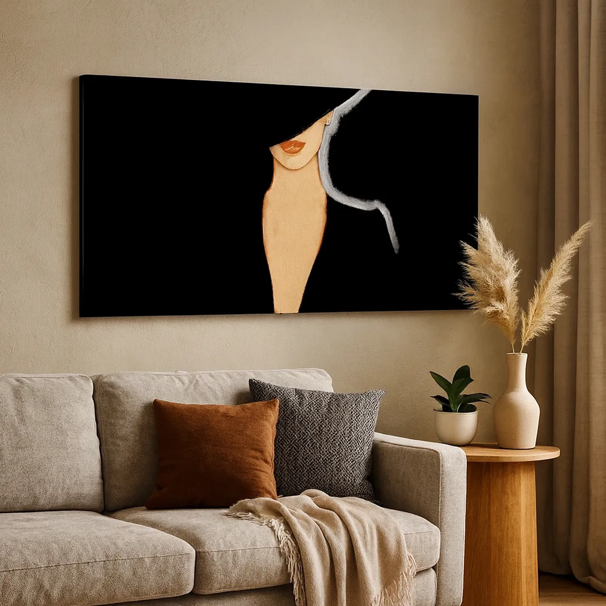 Quadro em tela - Elegância e estilo - 30x30 cm