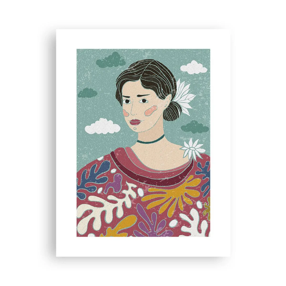 Pôster - Com melancolia nos olhos - 30x40 cm