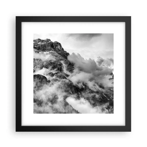 Pôster com moldura preta - Bonitas e cruéis - 30x30 cm