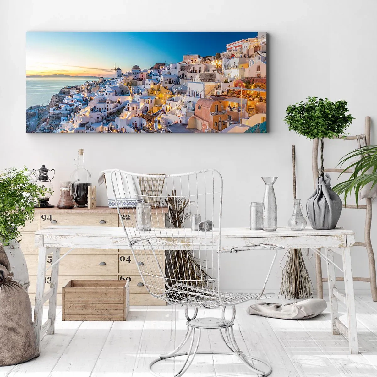 Quadro em tela - A essência grega - 100x40 cm
