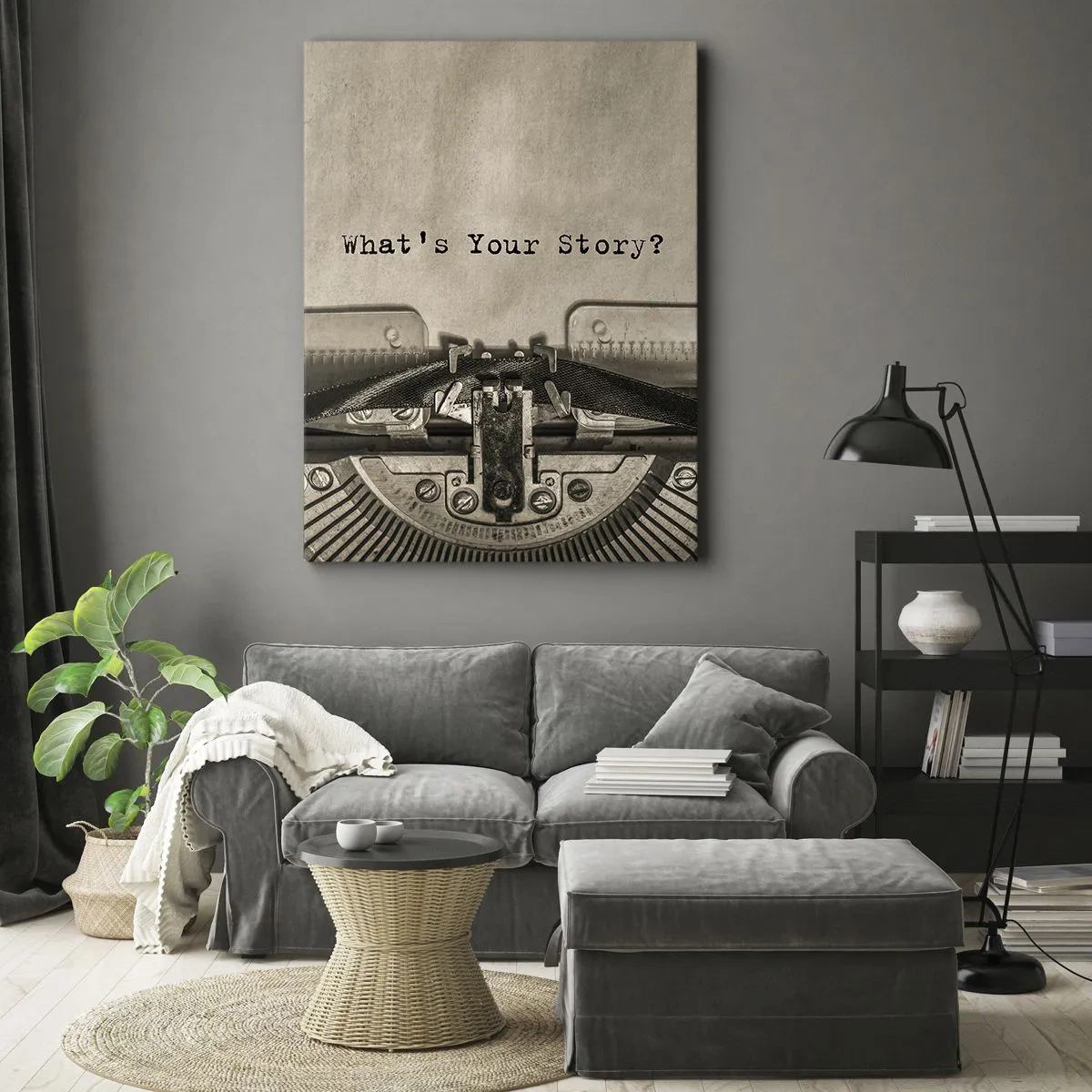 Quadro em tela - Conta-me - 50x70 cm