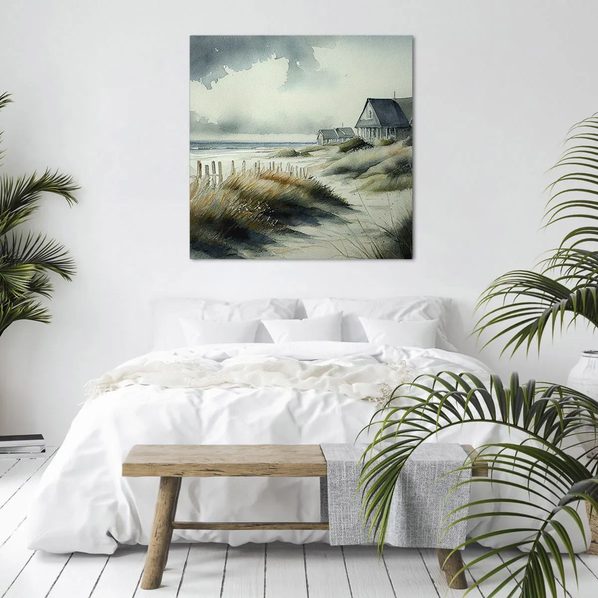 Quadro em tela - Longe da agitação - 50x50 cm