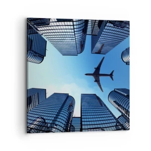 Quadro em tela - Vista do desfiladeiro de vidro - 70x70 cm