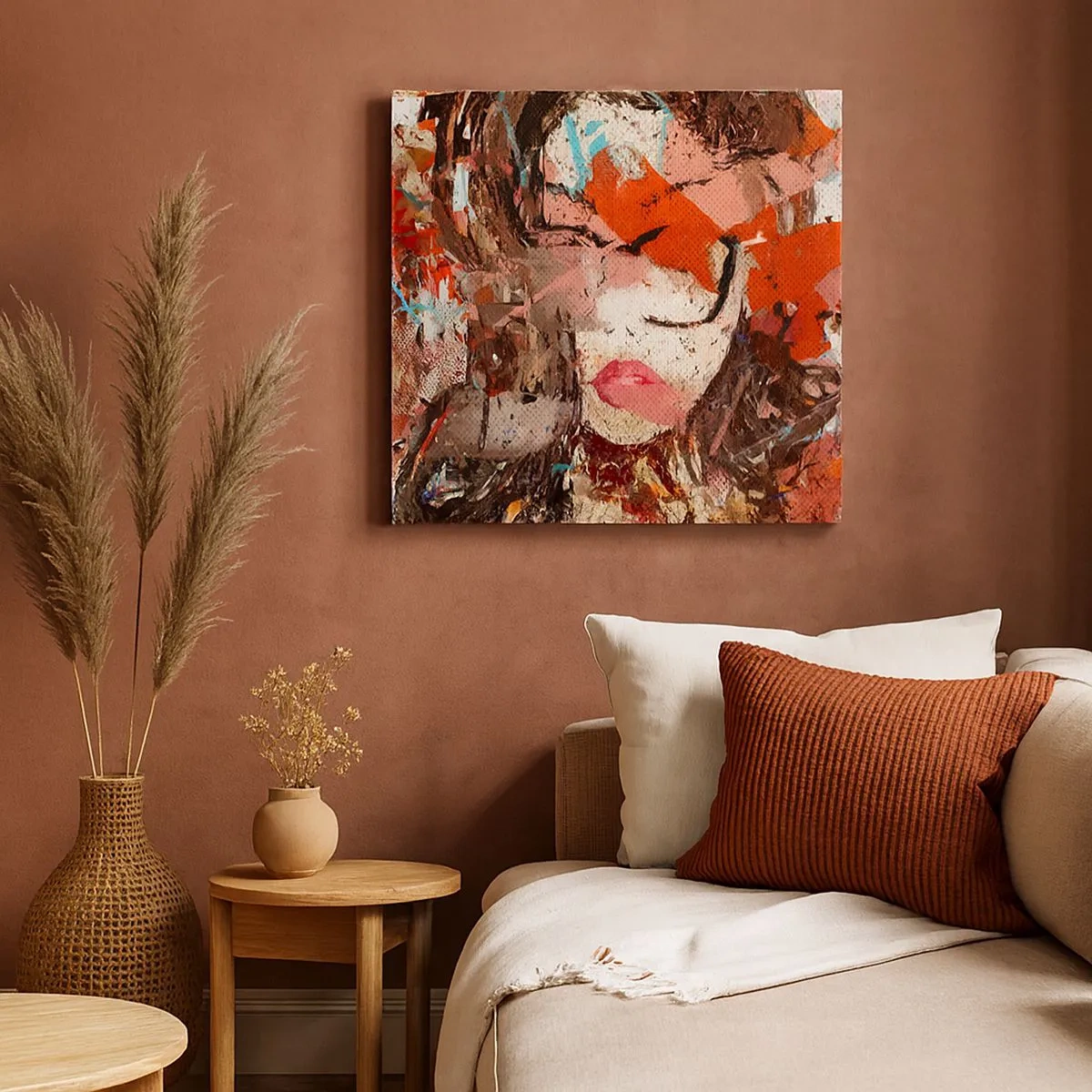 Quadro em tela - Ninguém realmente me conhece  - 30x30 cm