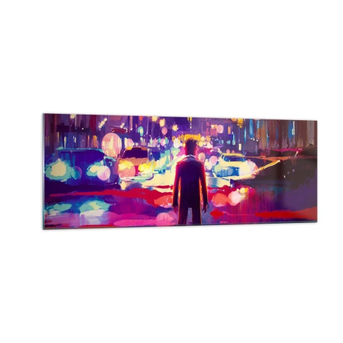 Quadro em vidro - Imerso na luz - 140x50 cm