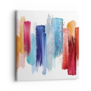 Quadro em tela - Para cima e para baixo  - 30x30 cm