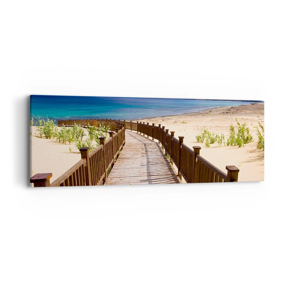 Quadro em tela - Leve-me para as ilhas felizes - 90x30 cm