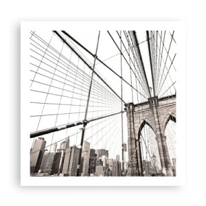 Pôster - Catedral de Nova York - 60x60 cm