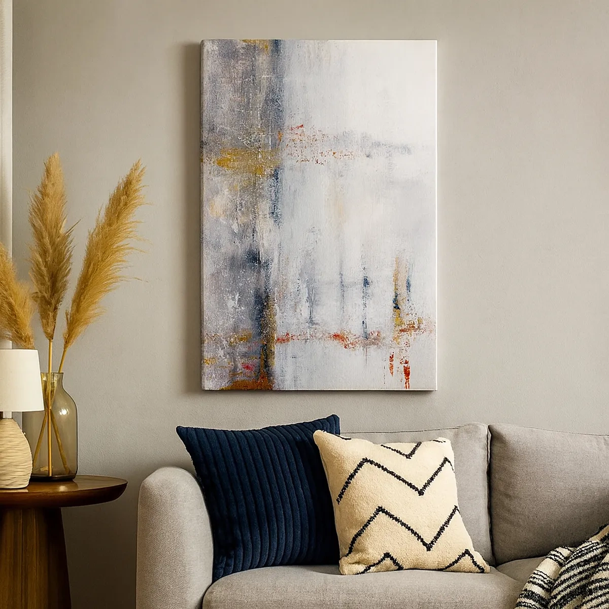 Quadro em tela - Atrás da cortina de ar - 50x70 cm