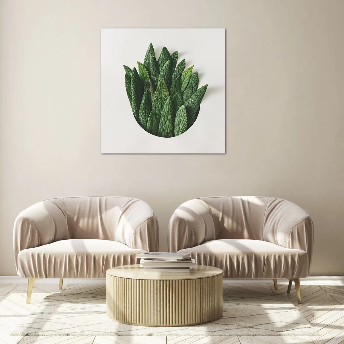 Quadro em vidro - Curiosidade indomável - 40x40 cm