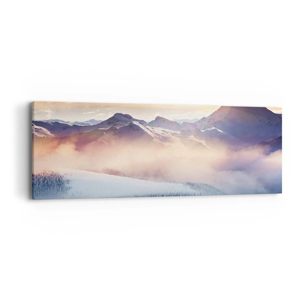 Quadro em tela - O poder e a pureza da natureza - 90x30 cm