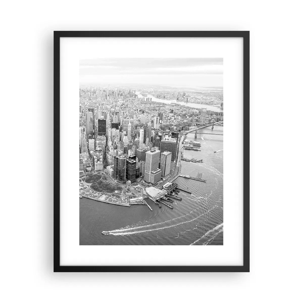 Pôster com moldura preta - Como não amar? - 40x50 cm