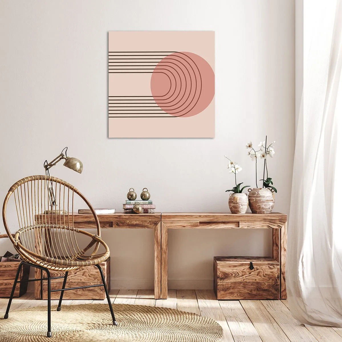 Quadro em tela - Atração irresistível - 70x70 cm