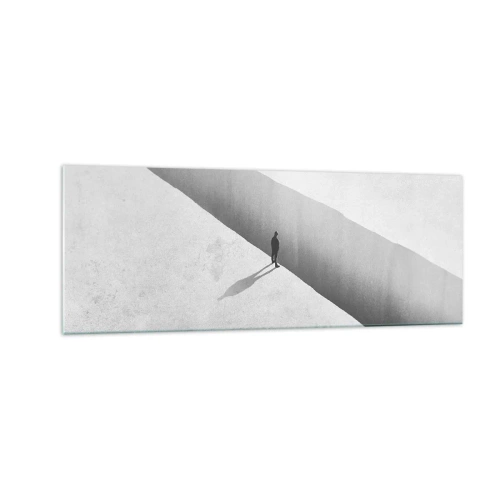 Quadro em vidro - Um objetivo claro - 140x50 cm