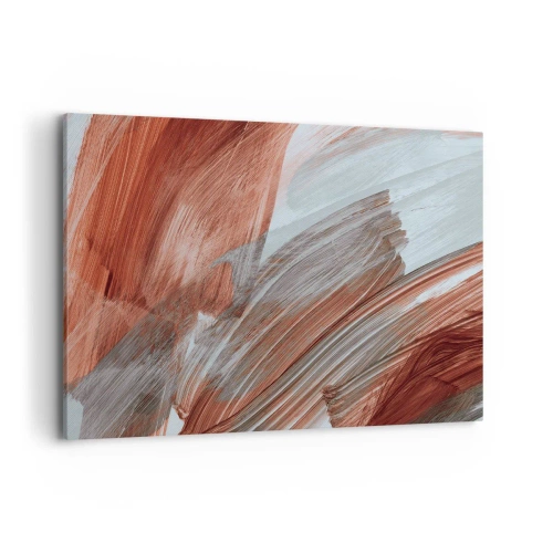 Quadro em tela - Abstração de outono e vento - 120x80 cm