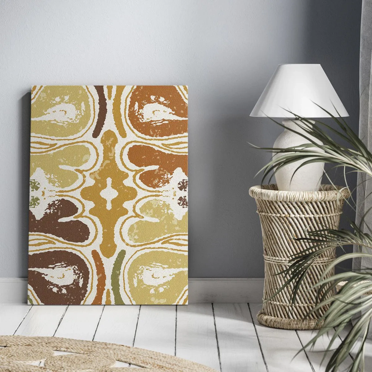 Quadro em tela - Abstração sentimental - 55x100 cm