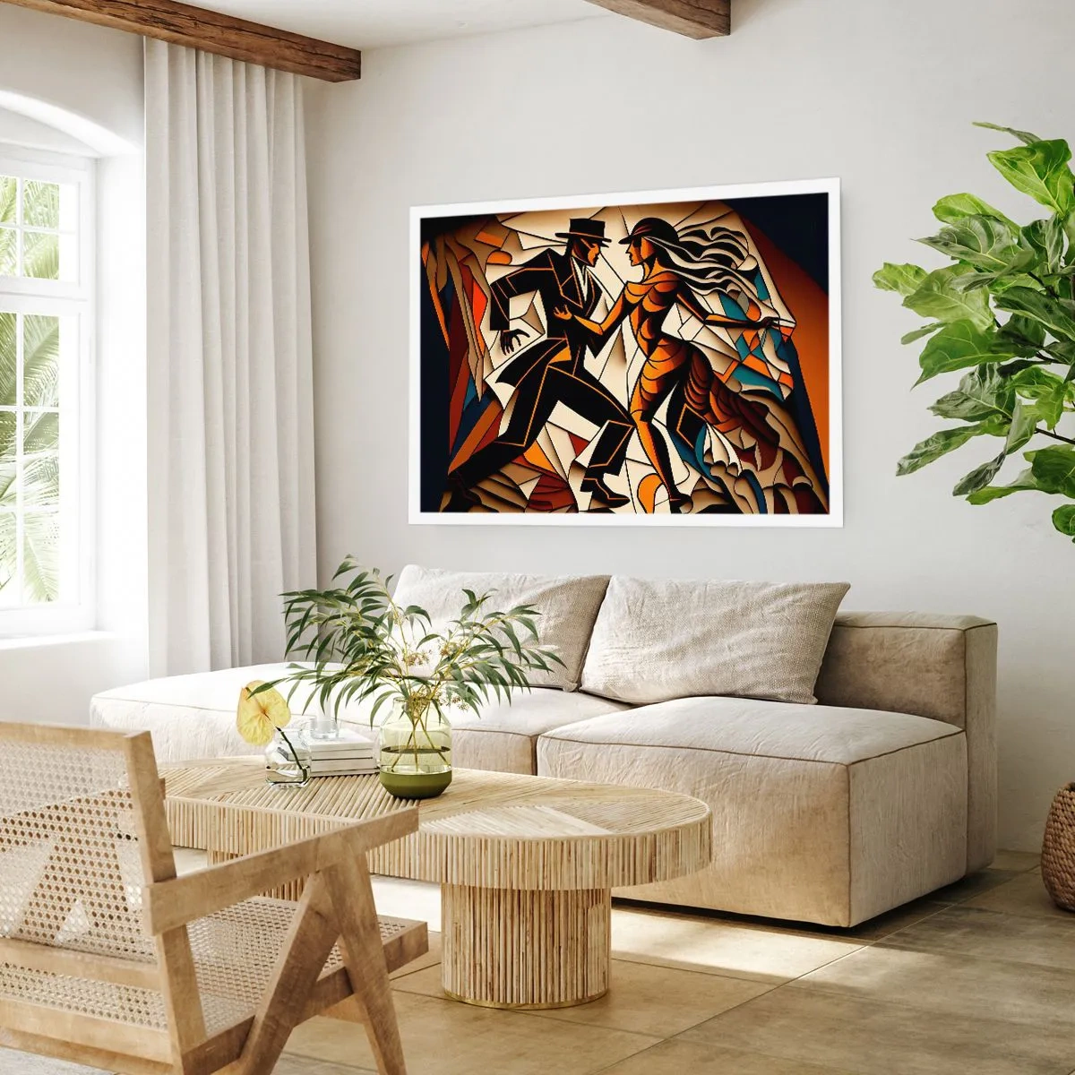Pôster - Dança de paixão e paixão - 100x70 cm