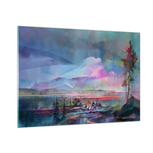 Quadro em vidro - Sob um céu benevolente - 100x70 cm