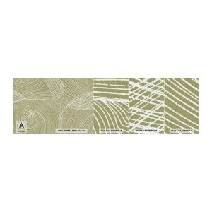 Amostra de Papel de Parede Standard Eco - Abstração intrincada em branco - Boho, Minimalismo, Pedaço - 100x30 cm