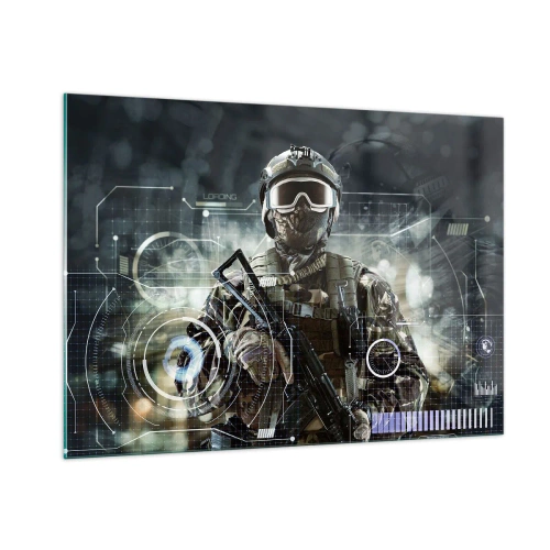 Quadro em vidro - Poder para poder - 100x70 cm