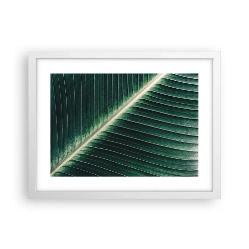 Pôster em moldura branca - O ritmo da natureza - 40x30 cm