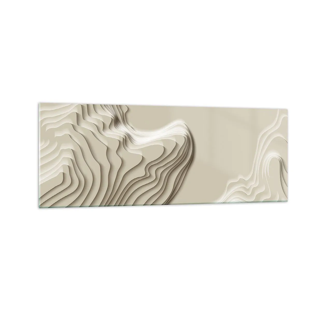 Quadro em vidro - Topografia da arte - 140x50 cm