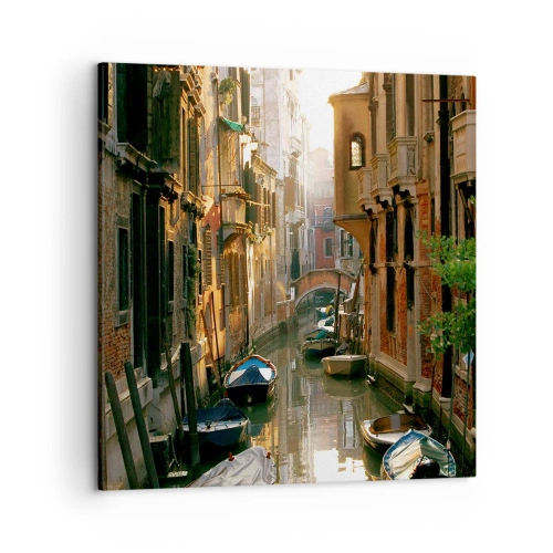 Quadro em tela - Em um beco veneziano - 50x50 cm