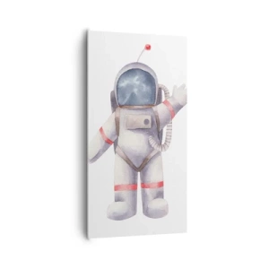 Quadro em tela - Por enquanto é isso! - 65x120 cm