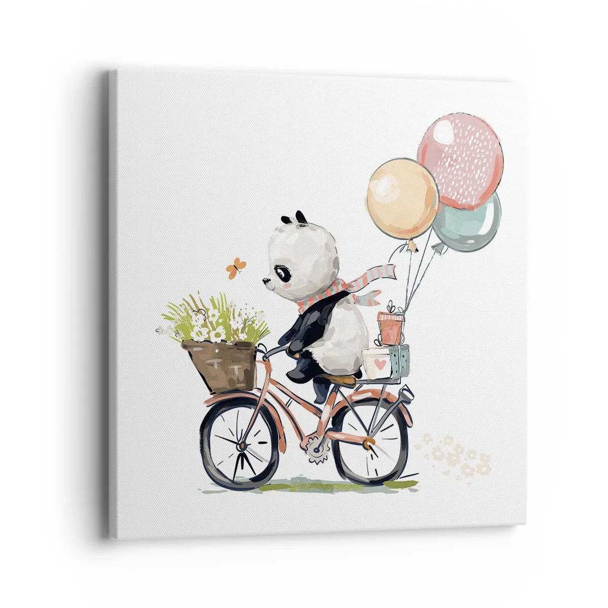 Quadro em tela - Dia feliz  - 40x40 cm