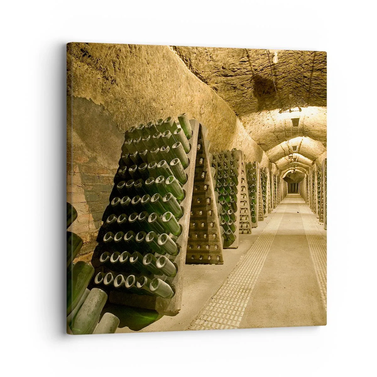 Quadro em tela - O nascimento do sabor - 30x30 cm