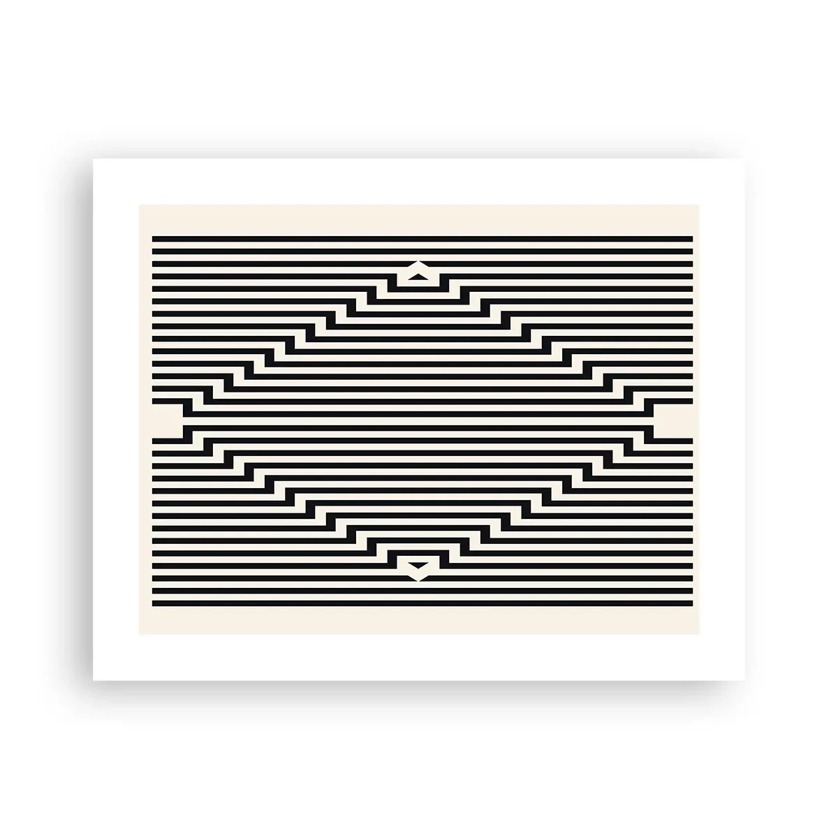 Pôster - Ilusão geométrica - 50x40 cm