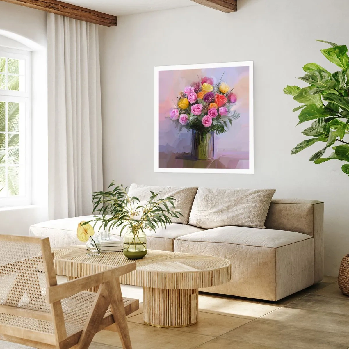 Pôster - Beleza retida - 50x50 cm