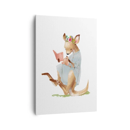 Quadro em tela - Leia para mim, mamãe - 70x100 cm