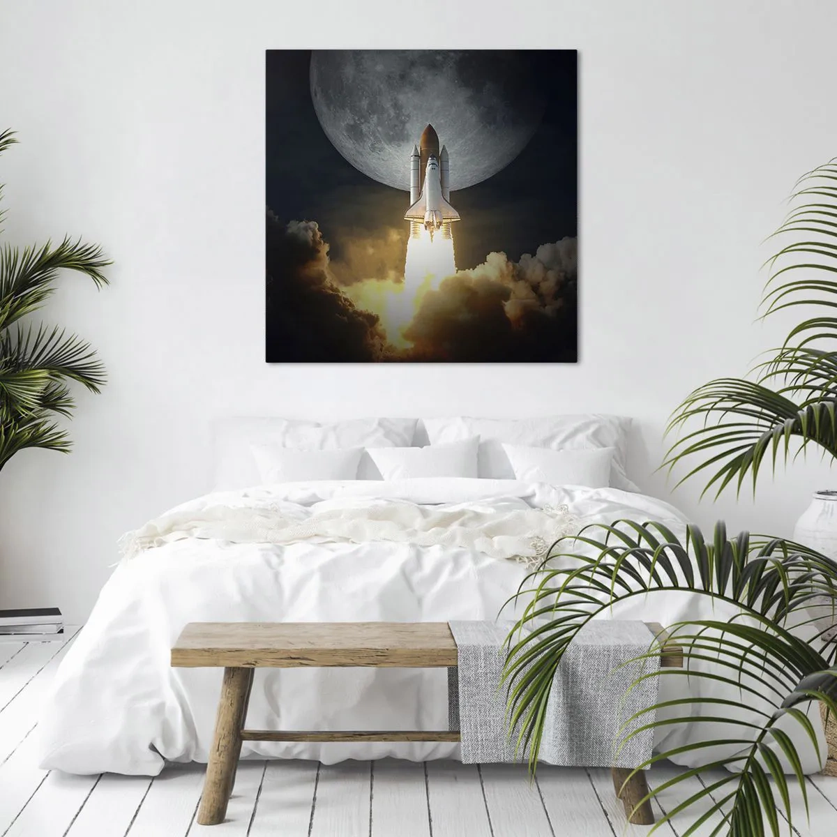 Quadro em tela - O início de uma aventura sobrenatural - 40x40 cm