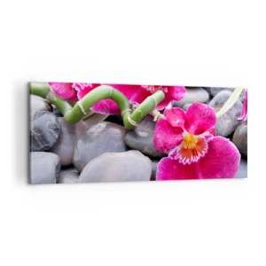 Quadro em tela - Frio e calor - 100x40 cm