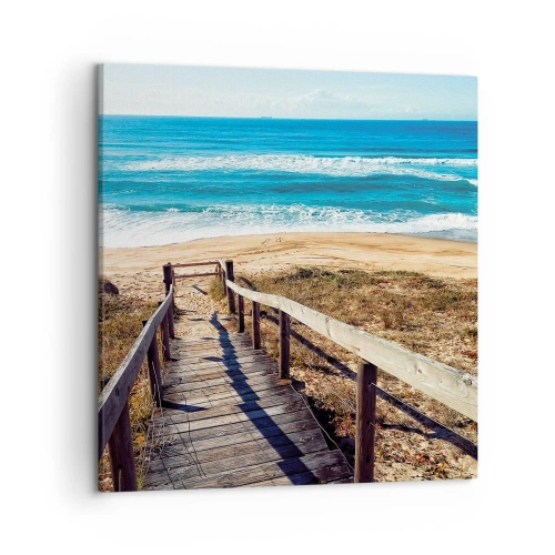 Quadro em tela - Corra! - 50x50 cm