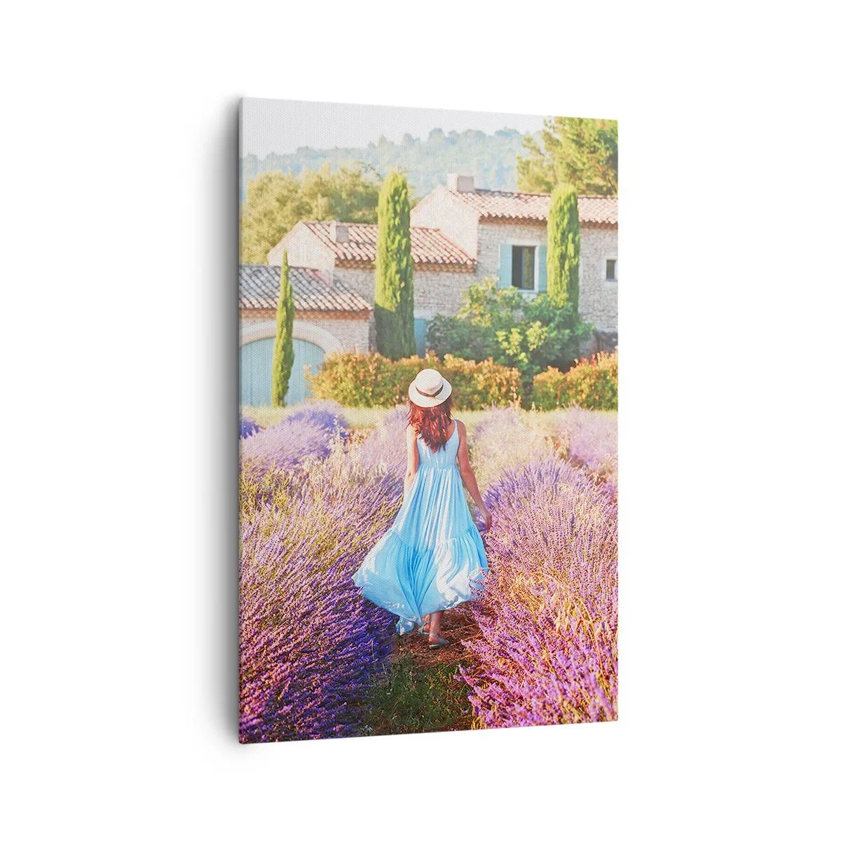 Quadro em tela - Menina Lavanda - 80x120 cm