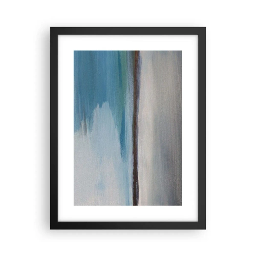 Pôster com moldura preta - Paisagem horizontal - 30x40 cm