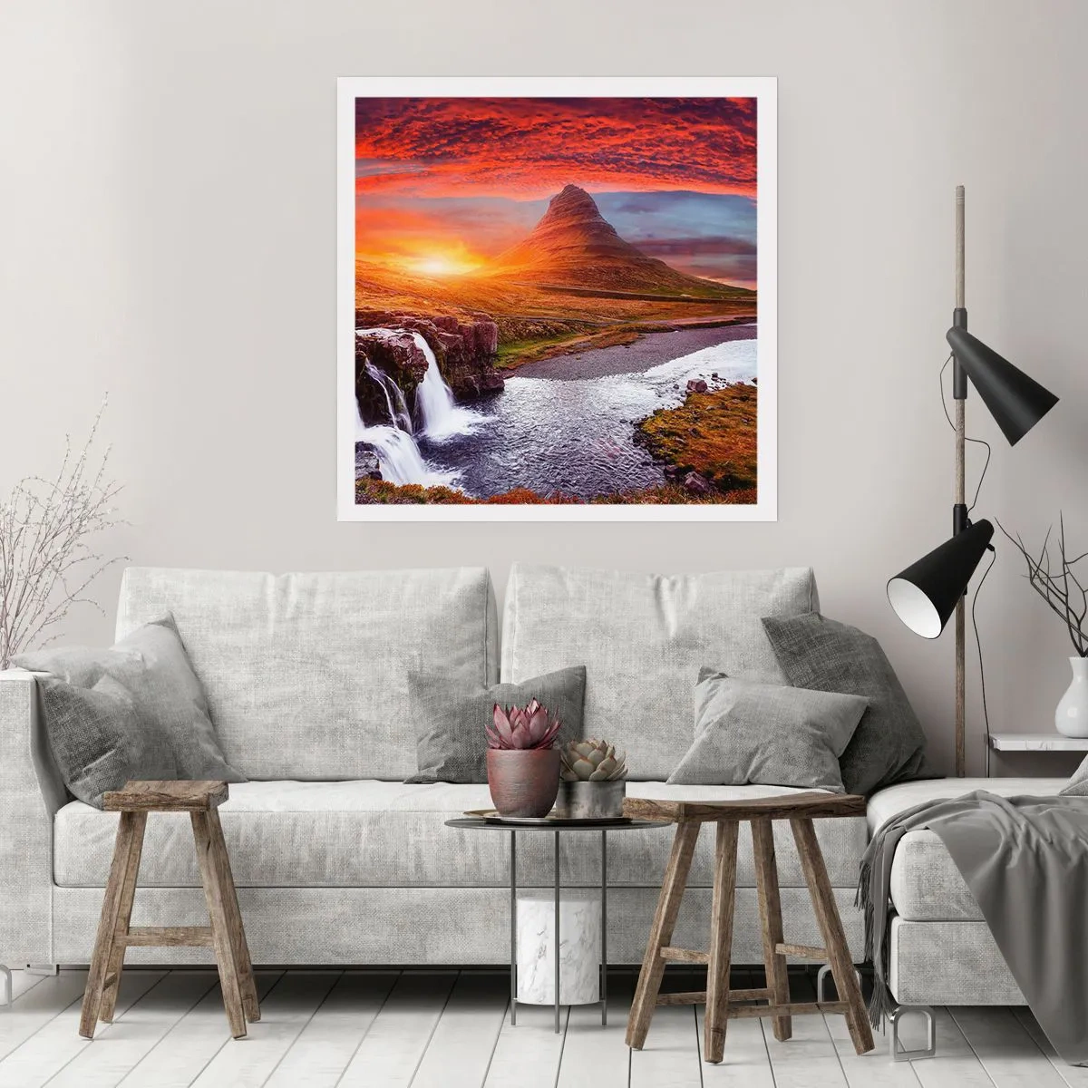 Pôster - A vista da Terra Média - 30x30 cm