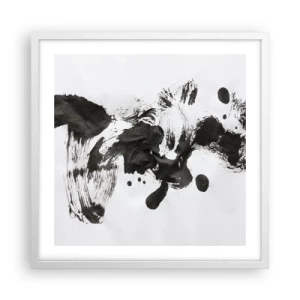 Pôster em moldura branca - Existe um método para a loucura? - 50x50 cm