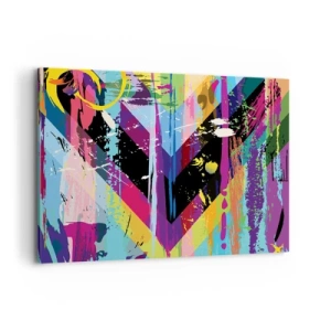 Quadro em tela - De cima para baixo - 120x80 cm