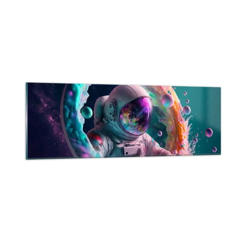 Quadro em vidro - Portão estrela - 90x30 cm