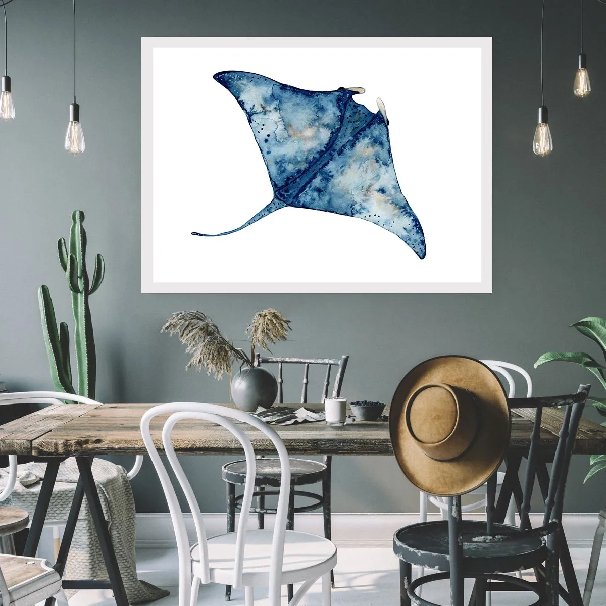 Pôster - A vida em azul - 70x50 cm